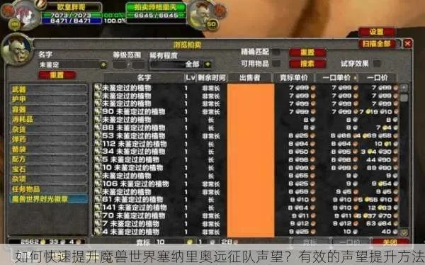 魔兽世界塞纳里奥远征队快速声望提升攻略：任务与副本全解析