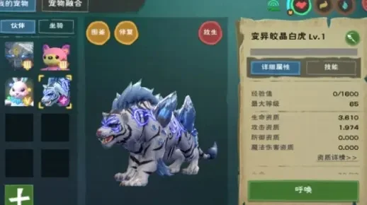 皎晶白虎进阶全攻略：从基础准备到最终融合详解